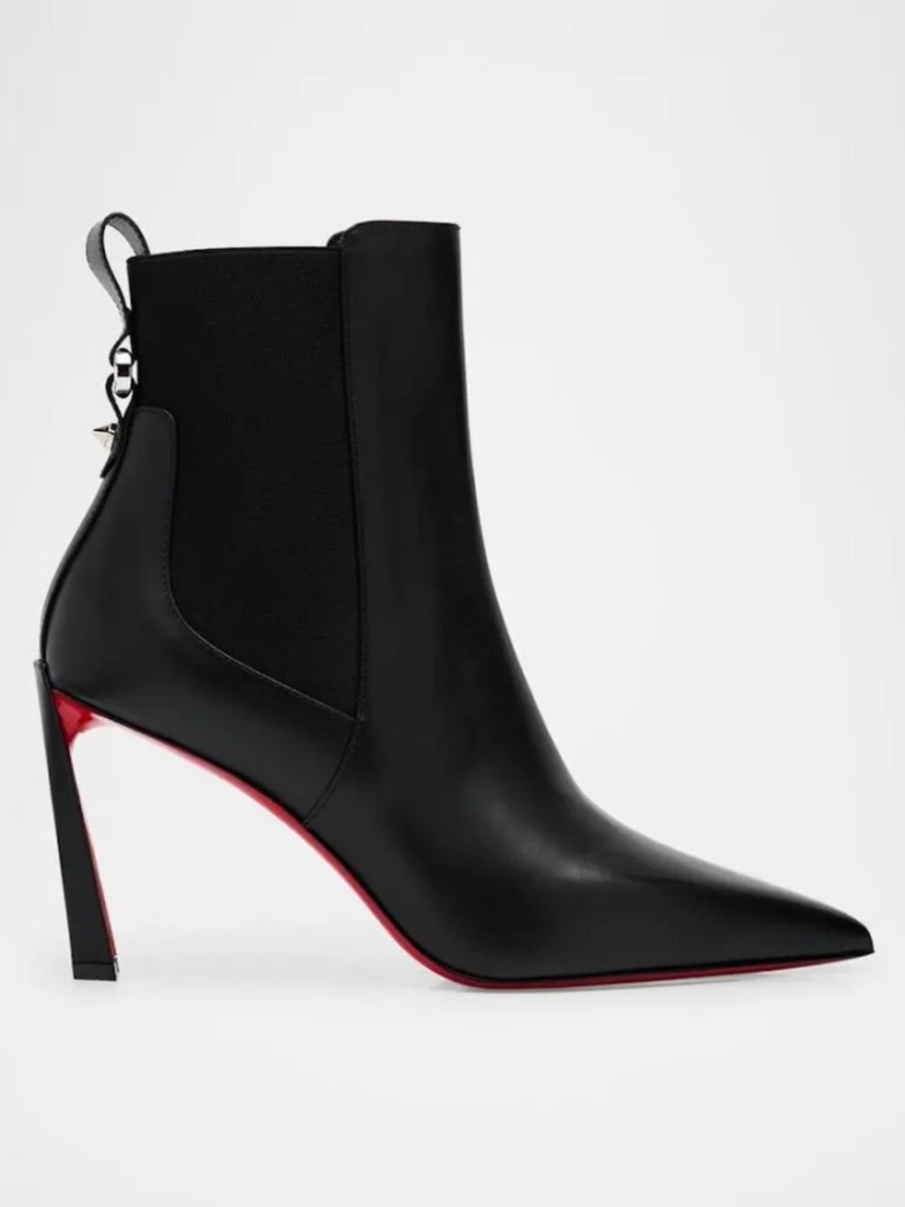 Christian Louboutin CONDODO 85 Leather Ankle Booty Bootie Boots Heels